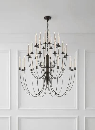 Erika Three-Tier Chandelier