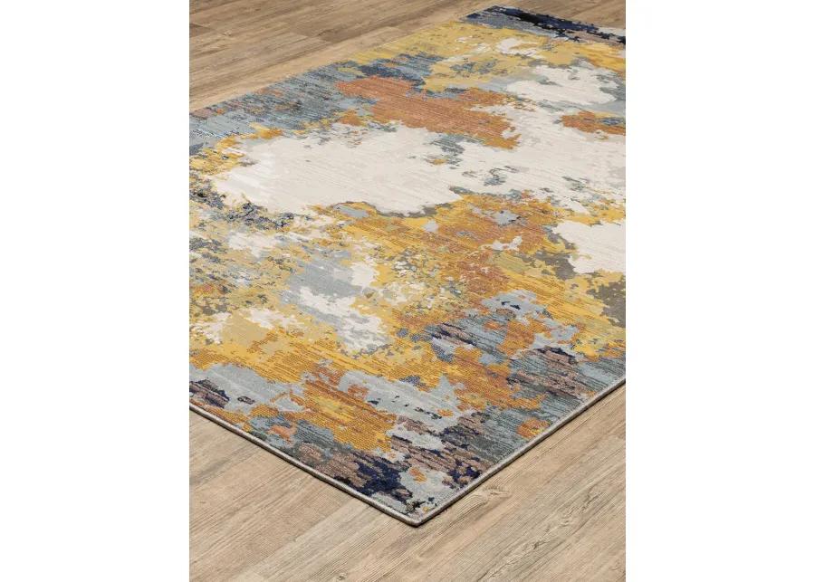 Caravan 2'3" x 7'6" Yellow Rug