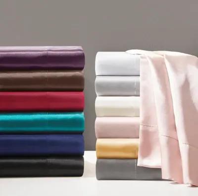 Gracie Mills Coralie 6-Piece Wrinkle-free Satin Sheet Set