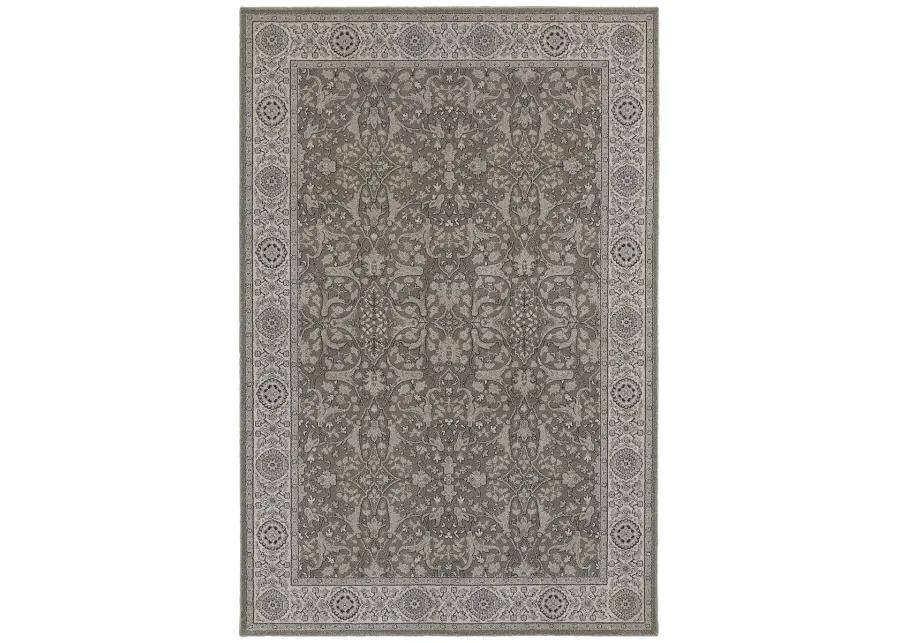 Richmond 1'10" x 3' Grey Rug