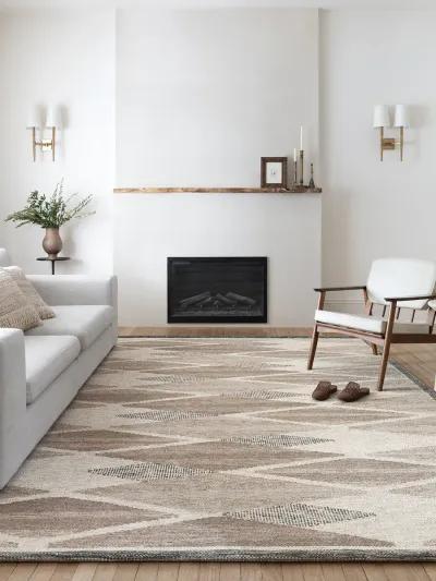 Evelina EVE04 Taupe/Bark 7'9" x 9'9" Rug