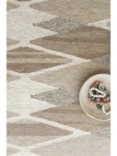 Evelina EVE04 Taupe/Bark 7'9" x 9'9" Rug