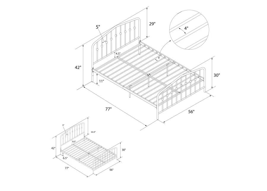 Novogratz Bushwick Metal Bed