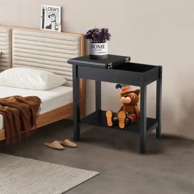 Jaxpety American Flip Top Table Black