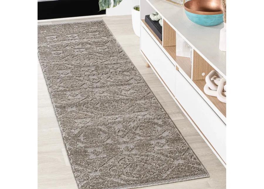 Citta High-Low Pile Mediterranean Tile Area Rug