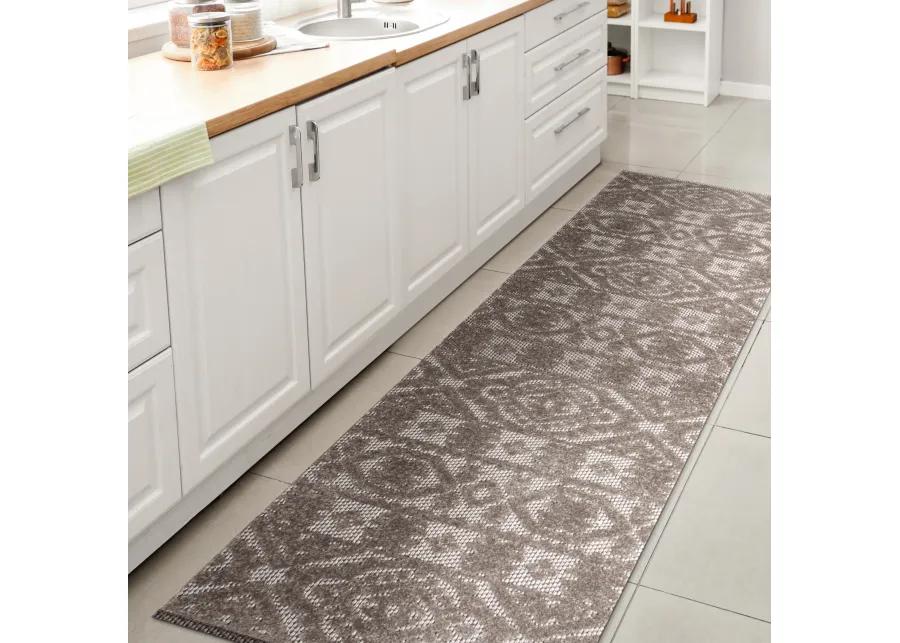 Citta High-Low Pile Mediterranean Tile Area Rug