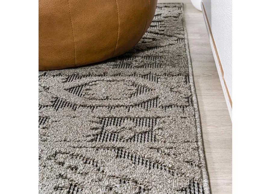 Citta High-Low Pile Mediterranean Tile Area Rug