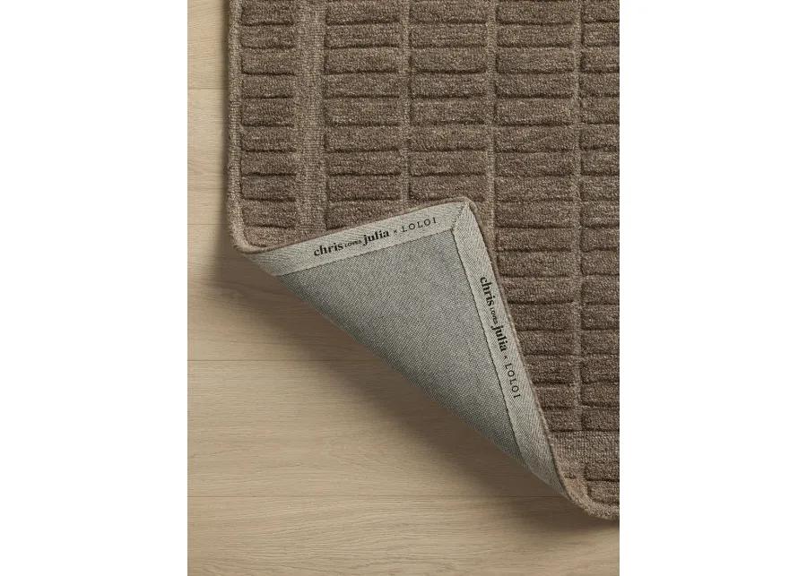 Bradley BRL-06 Cocoa / Cocoa 2''6" x 9''9" Rug by Chris Loves Julia