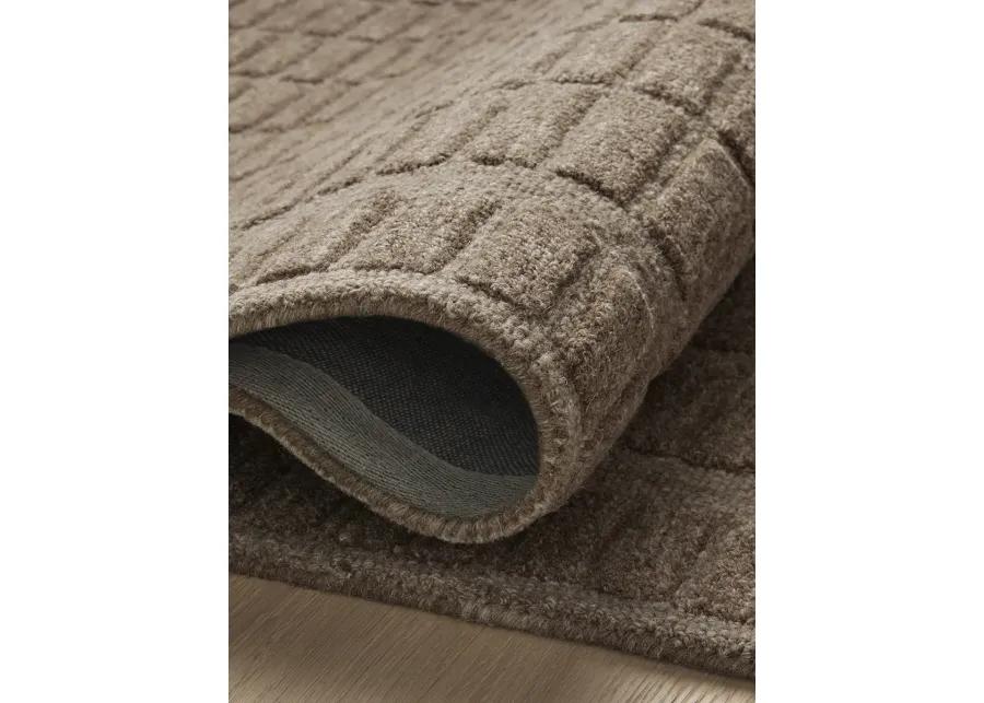 Bradley BRL-06 Cocoa / Cocoa 2''6" x 9''9" Rug by Chris Loves Julia