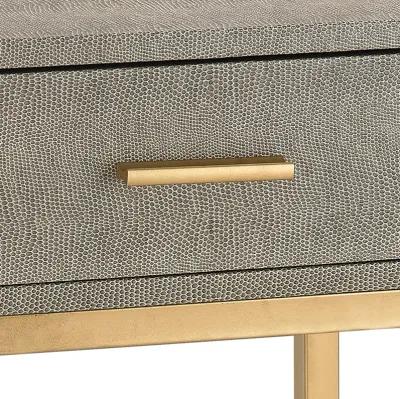 Shagreen Grey Accent Table