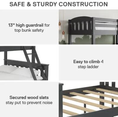 Airlie Twin-Over-Full Bunk Bed with Ladder