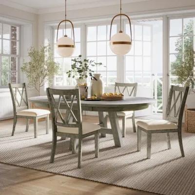 Jofran Solid Wood Five Piece Dining Table Set