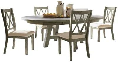 Jofran Solid Wood Five Piece Dining Table Set