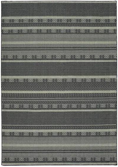 Luna 5'3" x 7'6" Black Rug