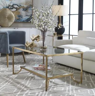 Katina Gold Leaf Coffee Table