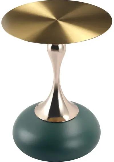 LeisureMod Savoy Collection Modern End Table In Green