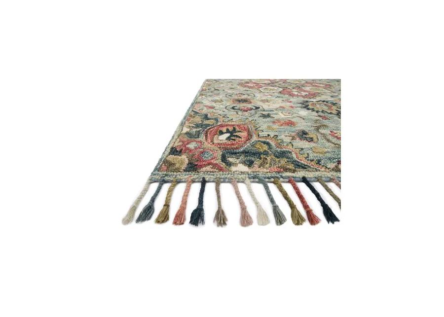 Zharah LBLue/Multi 9'3" x 13' Rug