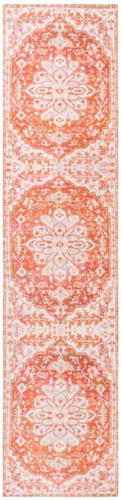 Asa Ornate Medallion Washable Indoor/Outdoor Area Rug