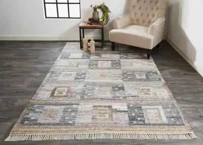 Beckett 0816F Gray/Taupe/Tan 9' x 12' Rug