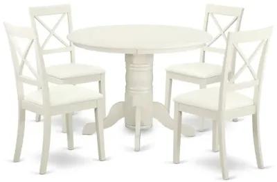 Dining Room Set Linen White