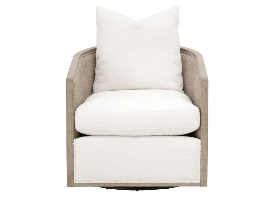 McGuire Swivel Club Chair