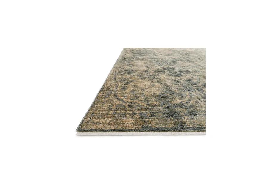 Kennedy KEN02 Lagoon/Sand 3'7" x 5'2" Rug by Magnolia Home by Joanna Gaines