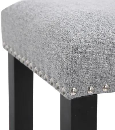 WestinTrends 24" Upholstered Saddle Seat Counter Stool