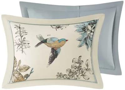 Gracie Mills Carrie Classic Leaf and Bird Printed 7-Piece Comforter Set