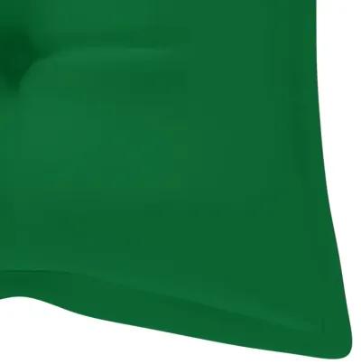 vidaXL Cushion for Swing Chair Green 47.2" Fabric