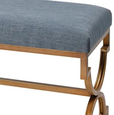 Comtesse Blue Double Bench