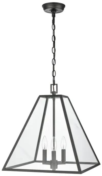 Tangent 16" wide 3 Light Pendant