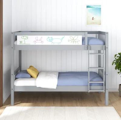 DHP Adrian Kids' Wood Twin over Twin Bunk Bed