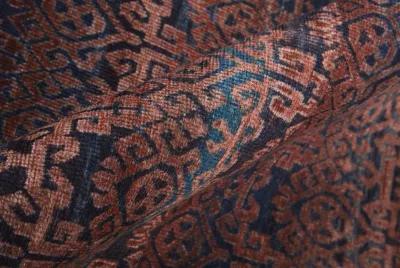 Voss 39H4F Red/Brown/Blue 2'7" x 8' Rug