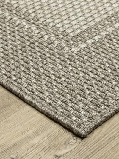 Caicos 3'3" x 5' Grey Rug