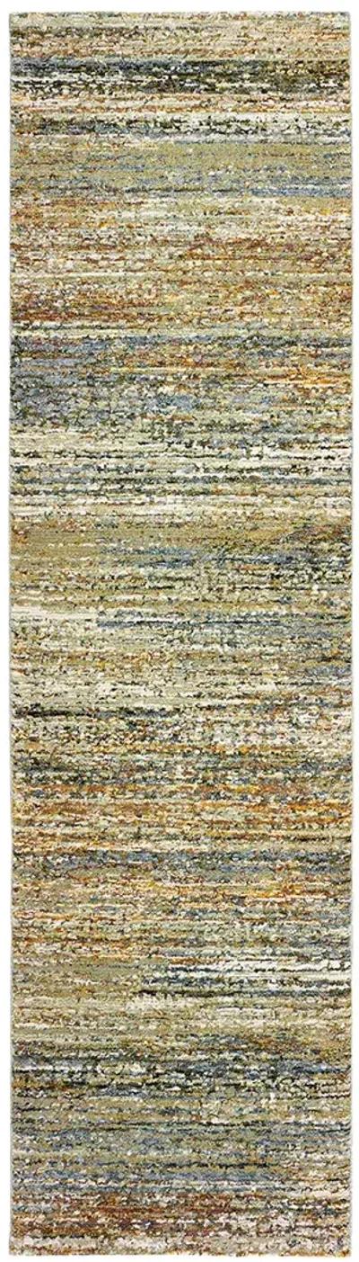 Atlas 2'6" x 12' Gold Rug