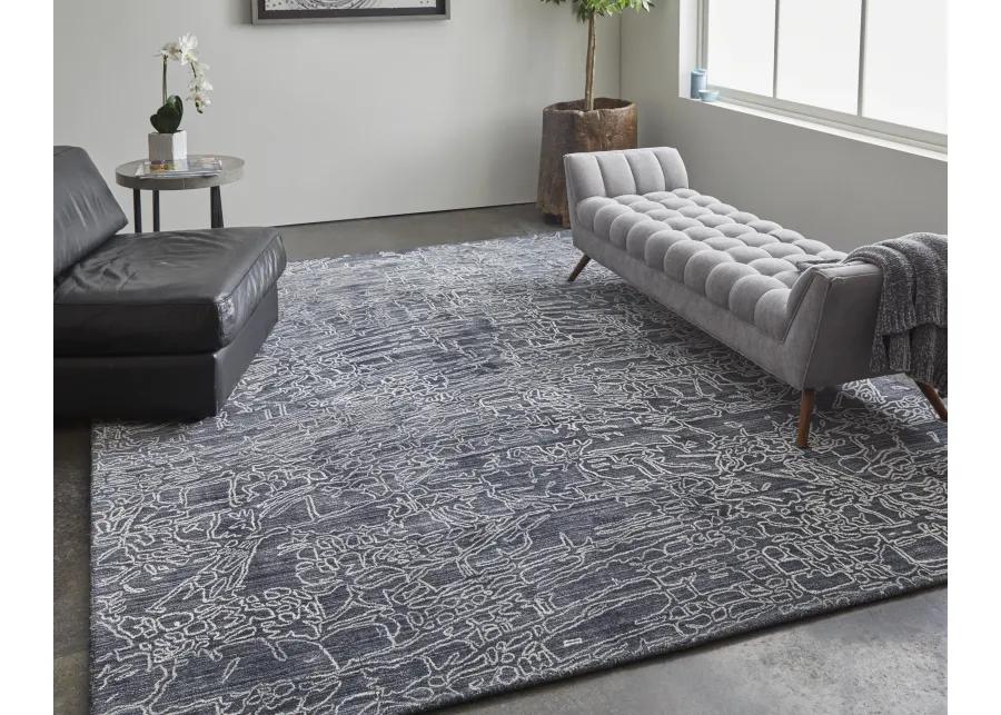 Whitton 8891F Black/Gray/Ivory 9' x 12' Rug