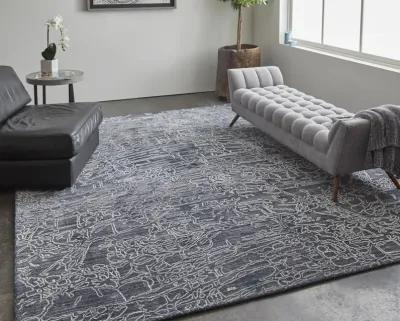 Whitton 8891F Black/Gray/Ivory 9' x 12' Rug