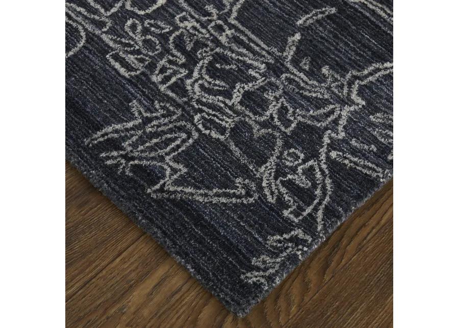 Whitton 8891F Black/Gray/Ivory 9' x 12' Rug