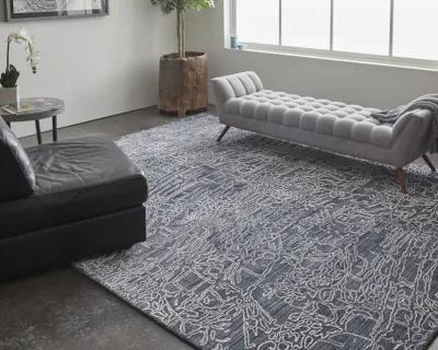 Whitton 8891F Black/Gray/Ivory 9' x 12' Rug