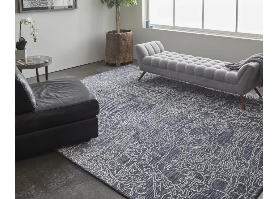 Whitton 8891F Black/Gray/Ivory 9' x 12' Rug