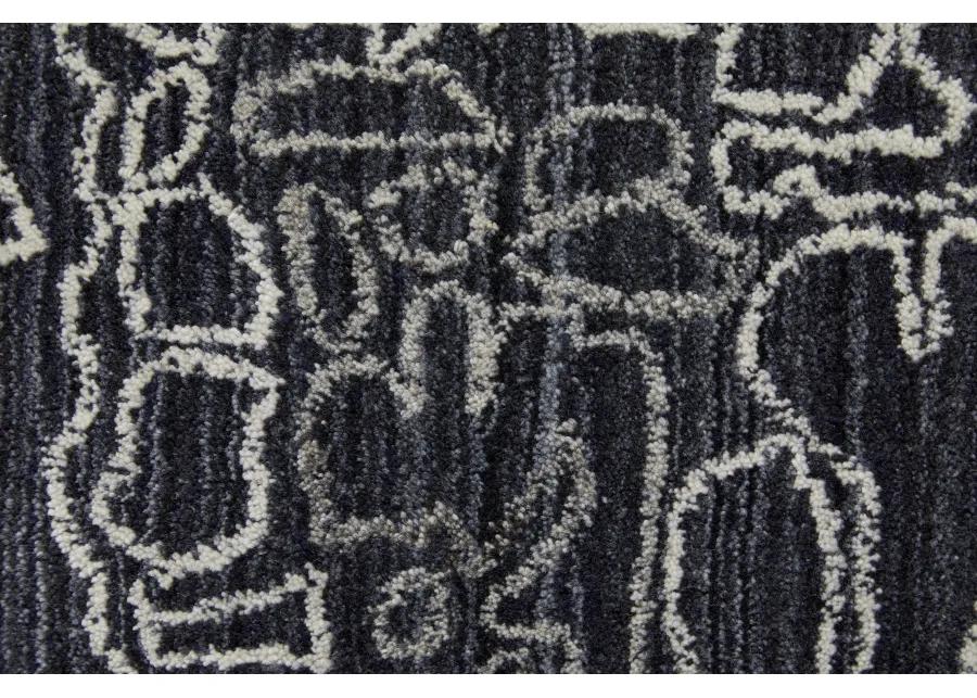 Whitton 8891F Black/Gray/Ivory 9' x 12' Rug