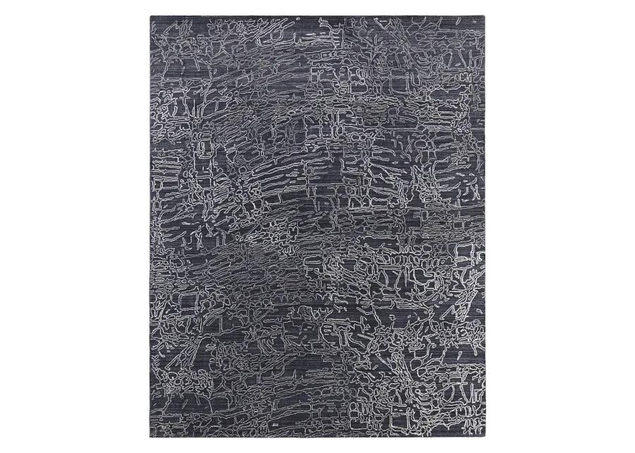 Whitton 8891F Black/Gray/Ivory 9' x 12' Rug