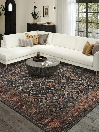 Jericho JC1 Charcoal 5' x 7'6" Rug