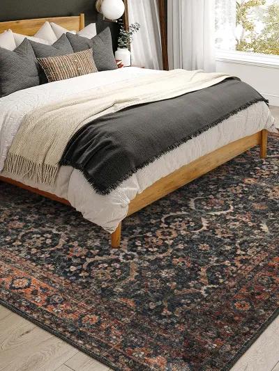 Jericho JC1 Charcoal 5' x 7'6" Rug