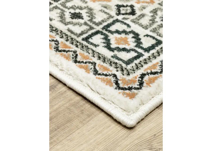 Georgia 3'10" x 5'5" Ivory Rug