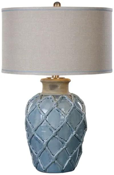 Uttermost Parterre Pale Blue Table Lamp