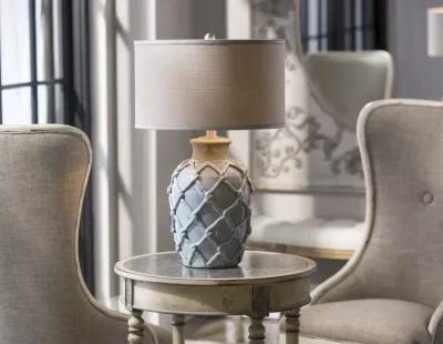 Uttermost Parterre Pale Blue Table Lamp