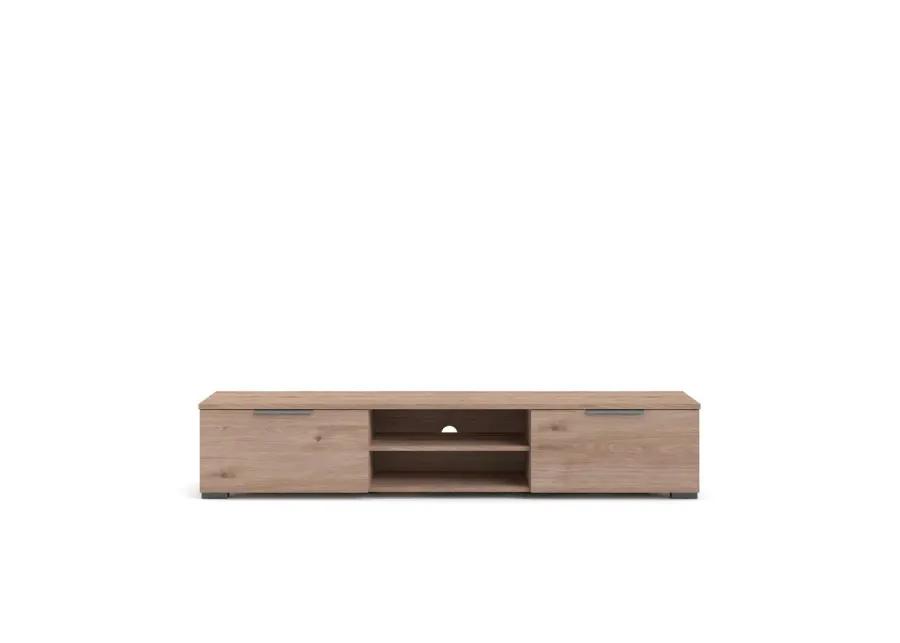 Tvilum 2 Drawer 2 Shelf TV Stand Jackson Hickory