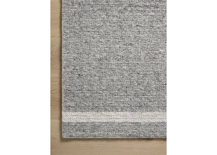 Ashby ASH04 Slate/Ivory 7'9" x 9'9" Rug