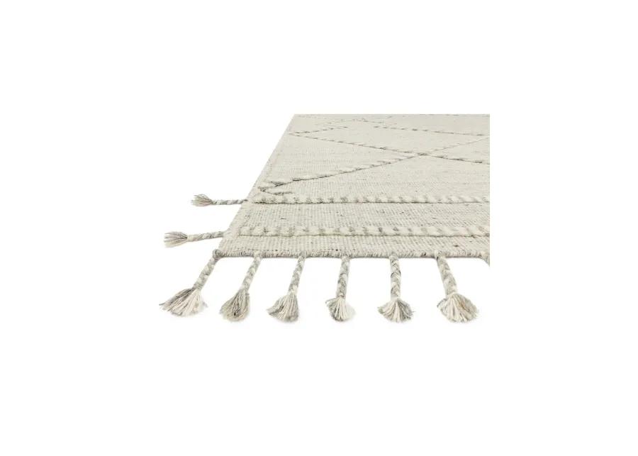 Iman IMA03 Ivory/Light Grey 7'9" x 9'9" Rug